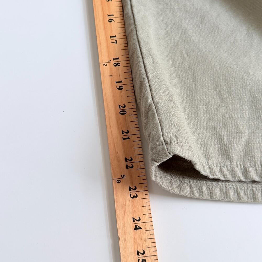 Levis Cargo Pants Misses Size 10 Olive Green Cropped Ankle Casual Relaxed - Picture 5 of 9